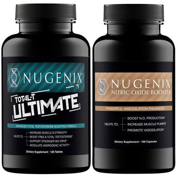 Nugenix Total-T Ultimate Testosterone Booster for Men & Nugenix Nitric Oxide Booster Nugenix uk supplements