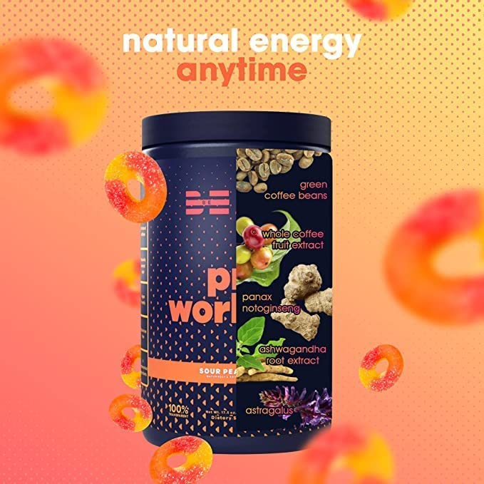 BEAM Pre-Workout Powder | Vegan Energy Booster Powdered Drink with All-Natural BEAM uk supplements