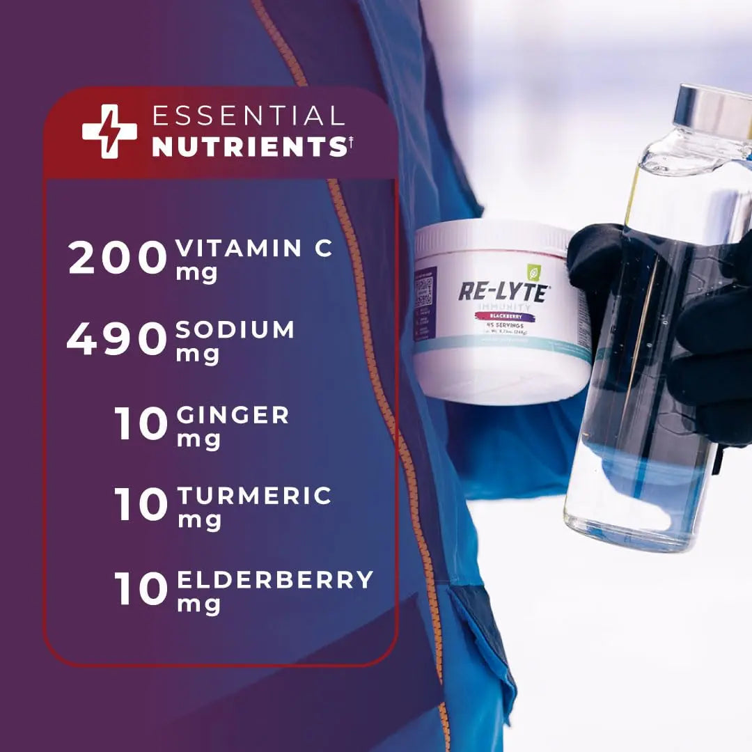 REDMOND Re-Lyte Immunity, Multivitamin Supplement Mix (BlackBerry) REDMOND uk supplements