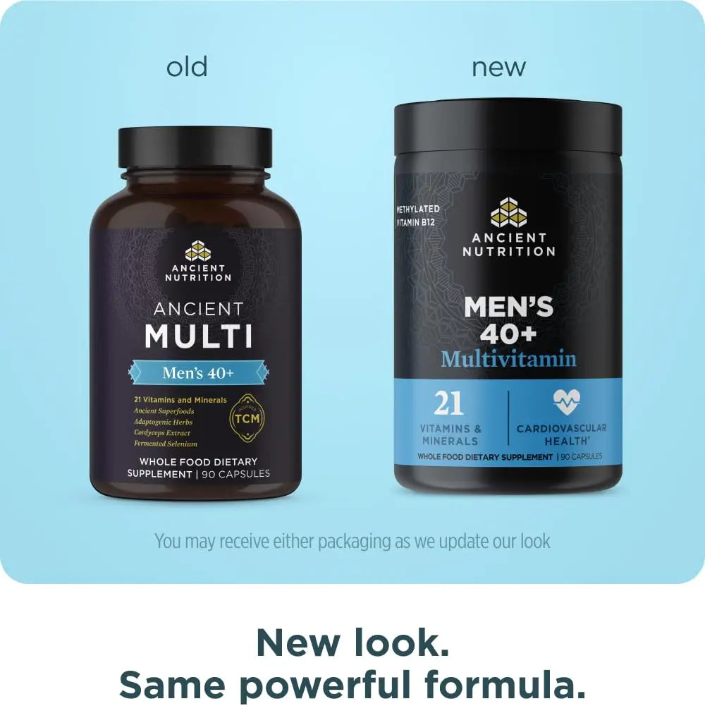 Ancient Nutrition, Multivitamin Mens 40 Plus 3 Day, 90 Count Ancient Nutrition uk supplements