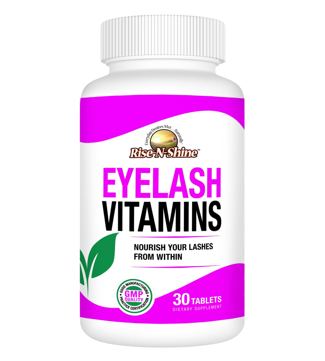 Rise-N-Shine Eyelash Growth Vitamins, Premium Lash Strengthening Supplement with Collagen, Keratin 30 Day Supply Rise-N-Shine uk supplements