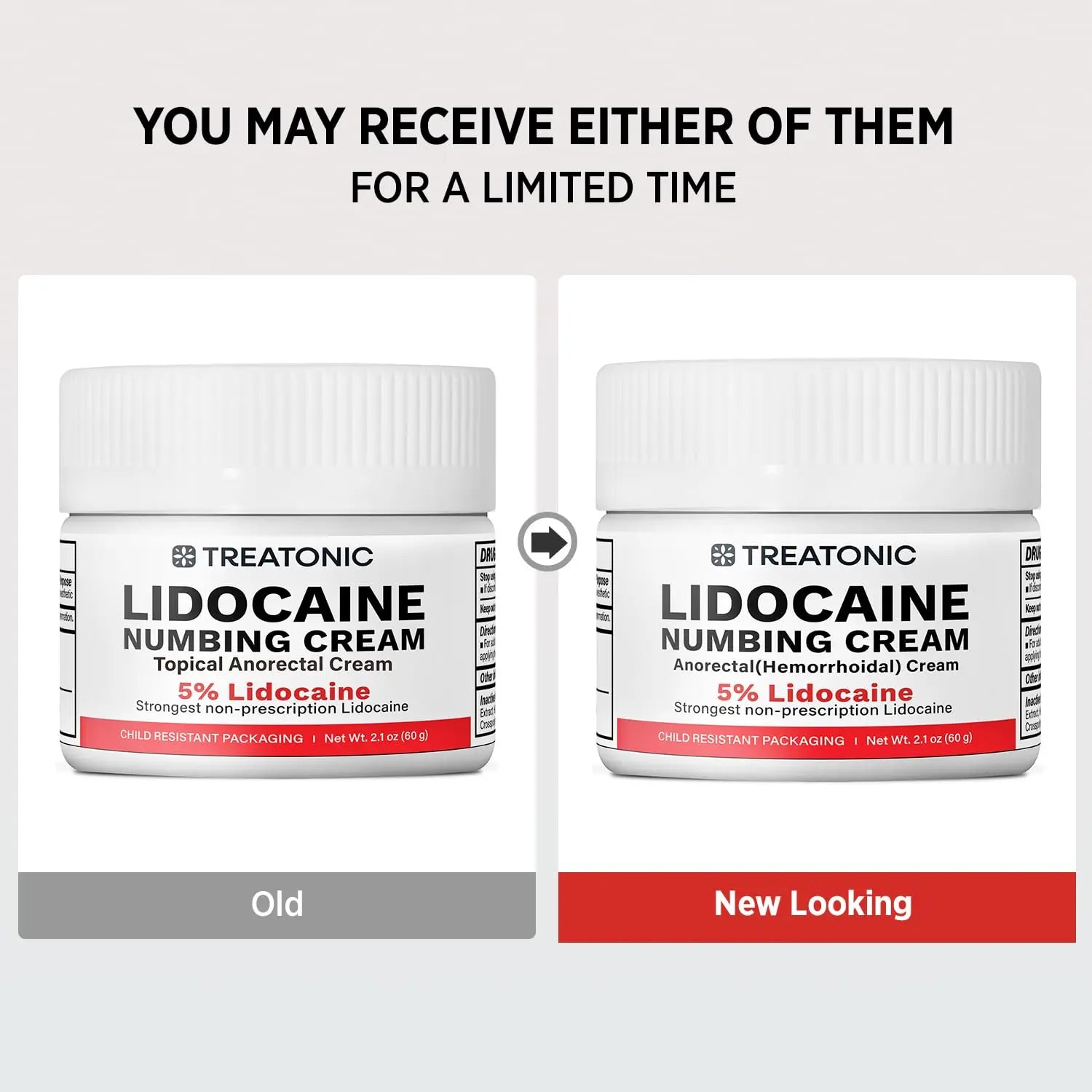 5% Lidocaine Topical Numbing Cream: Maximum Strength Topical Anesthetic Numb Cream for Pain Relief, Itching, Burning, Soreness, Hemorrhoid - Fast Acting & Long Lasting Numbing Formulation - 2.1 oz Treatonic uk supplements