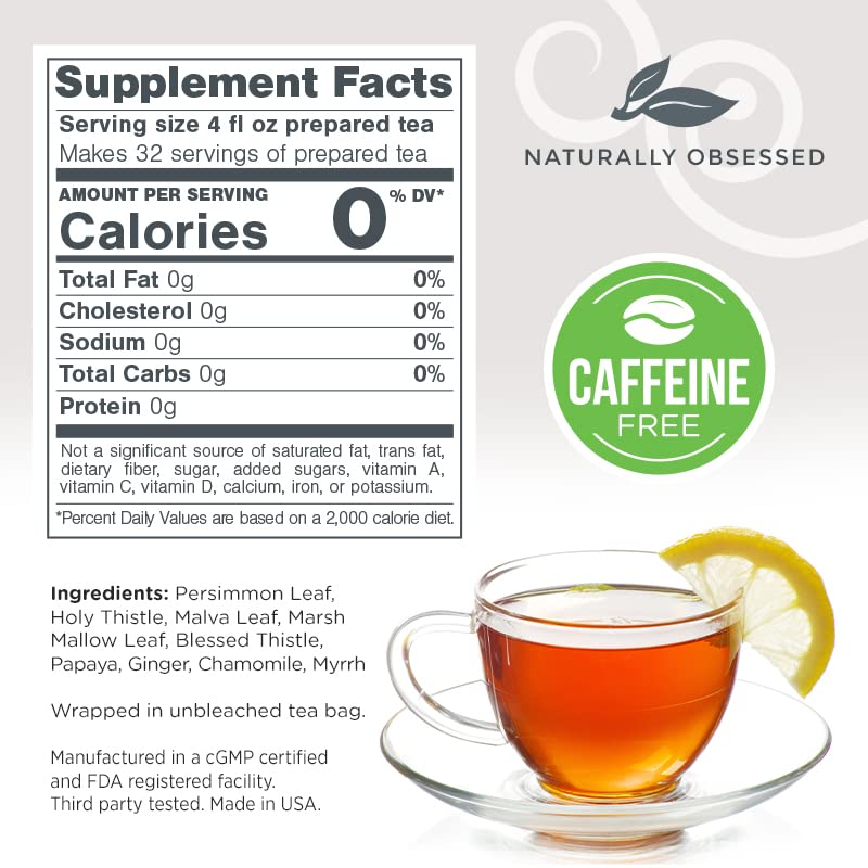 Naturally Obsessed 4 Week DRINK2SHRINK Detox Tea Formula Flat Belly System Detox Kit Naturally Obsessed uk supplements