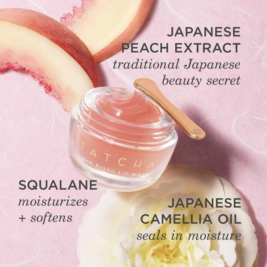 Tatcha Kissu Lip Mask | Overnight Lip Mask, Visibly Plumps and Softens for Lush Lips, 9.0 G | 0.32 oz TATCHA uk supplements