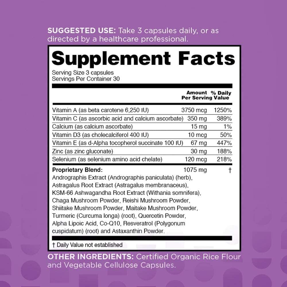 nbpure Immune+ Daily Immune System Supplement Boost, Immunity Supplement, 90 Count nbpure uk supplements