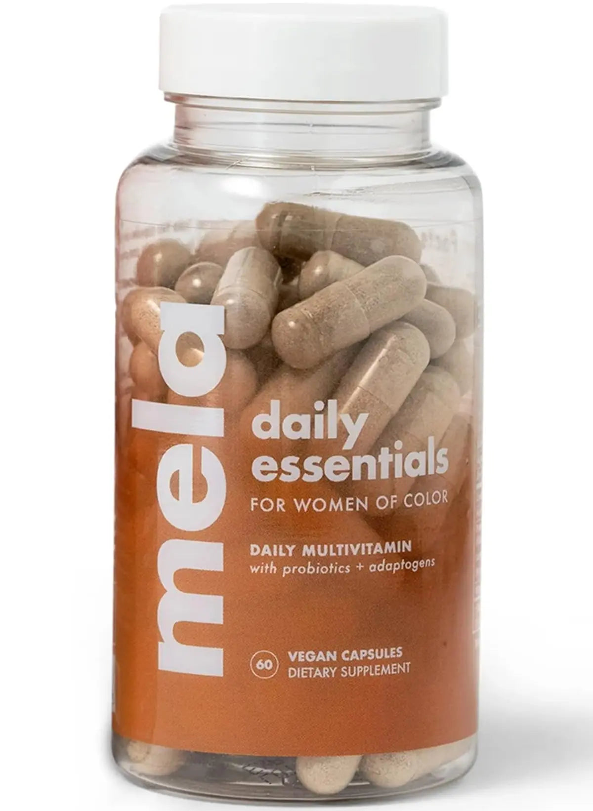 Mela Daily Essentials Multivitamin for Melanated Women - High-Dose Vitamin D3 and B12, Probiotics, Lion's Mane, Ceylon Cinnamon Mela uk supplements