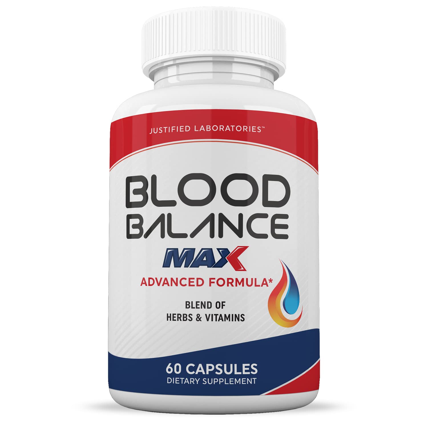Justified Laboratories (3 Pack) Blood Balance Max 1295MG Supplement Pills 180 Capsules Justified Laboratories uk supplements