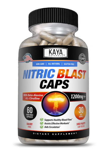 Kaya Naturals - Nitric Blast Potent All-Natural Herbal Supplement for Maximum Health Benefits Kaya Naturals uk supplements