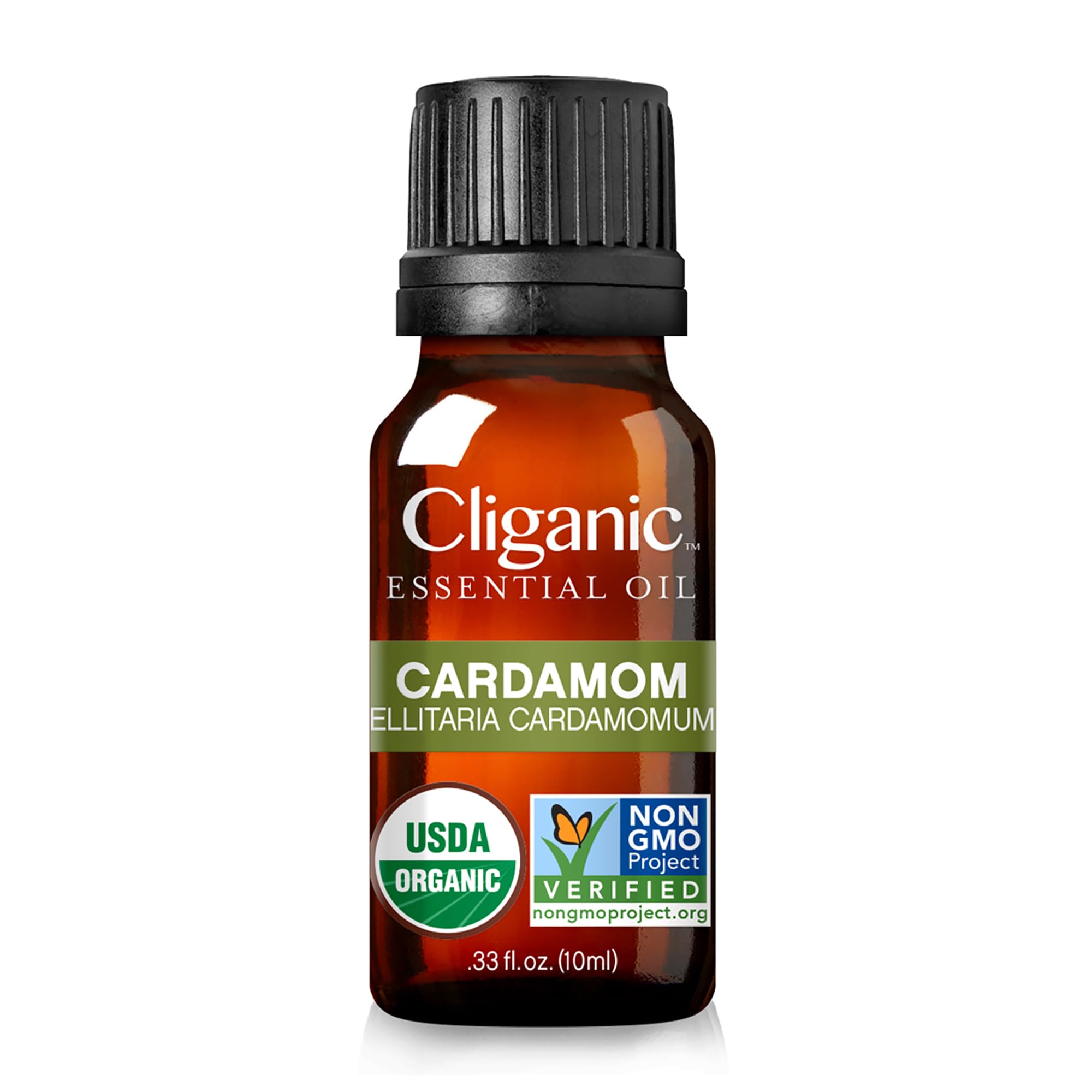 Cliganic Organic Cardamom Essential Oil - 100% Pure Natural for Aromatherapy Diffuser Cliganic uk supplements