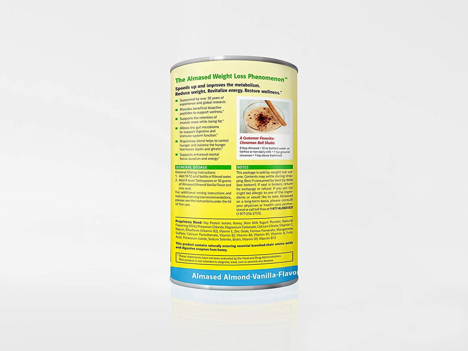 Almased Vanilla shakes – Gluten-Free, non-GMO Powder – Boost High Protein, Vanilla Flavor Almased uk supplements