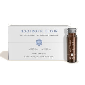 Isagenix Nootropic Elixir- Brain Health & Focus Supplement - Liquid Supplement with Green Tea Extract to Support a Healthy Mindset - 1.69 Oz Bottles (10 Count) Isagenix uk supplements