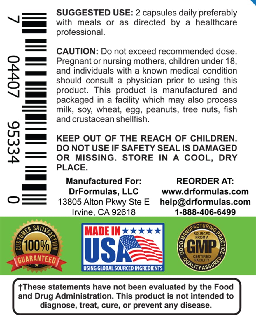 DrFormulas Mood Boost Probiotics for Stress and Calm, Methylfolate for Kids, Women, Men | Nexabiotic Supplement with Bifidobacterium and B-12, 60 Count DrFormulas uk supplements