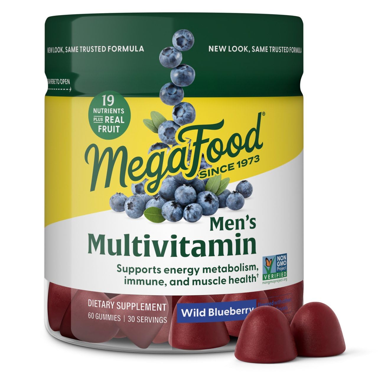 Megafood, Multivitamin Mens Wild Blueberry Gummy, 60 Count MegaFood uk supplements