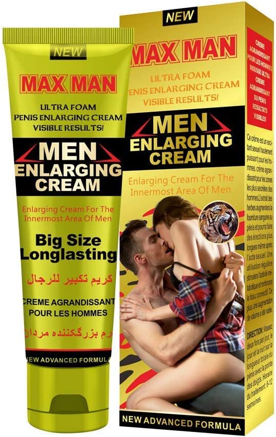 Male Enlargemenet Cream, Men Private Part Enalrgement Essential Cream Men's Energy Screum Larger FunDiscount shop uk supplements
