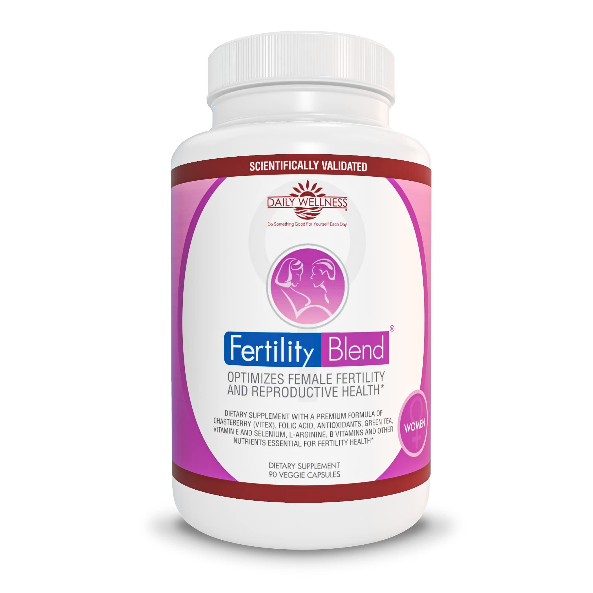 Daily Wellness Fertility Blend for Women - Fertility Supplements for Women, Conception Fertility Prenatal Vitamins, Trying to Conceive Progesterone Supplements, Cycle Support Conception Pills - 1 Pack Fertility Blend uk supplements