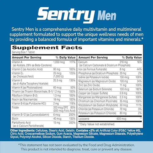 21st Century Sentry Men Multivitamin, 120 Count 21st Century uk supplements