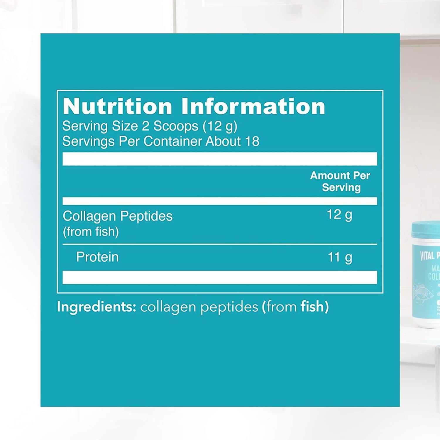 Vital Proteins Marine Collagen Peptides Powder Supplement - Hydrolyzed Collagen Tudor uk supplements