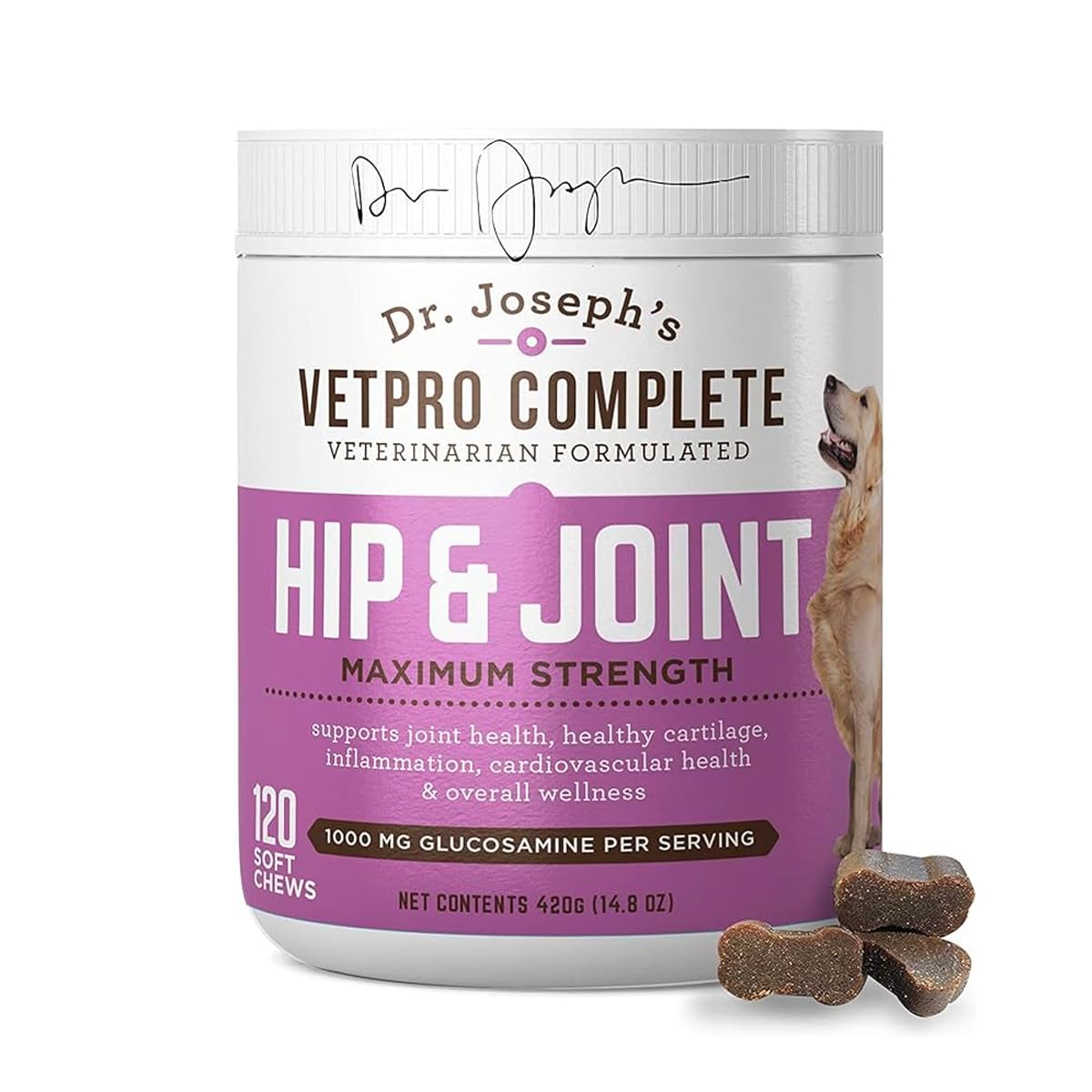 VetPro Dog Hip and Joint Supplement - Pain and Inflammation Relief Chews VetPro Complete uk supplements