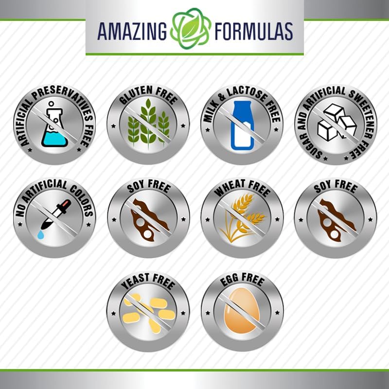 Amazing Formulas Women's One Multivitamin | Food Based | 150 Tablets, 5 Month Supply | Complete Blend of 40 Vitamins, Minerals & Probiotics Supplements | Non-GMO | Gluten-Free | Made in USA Amazing Nutrition uk supplements