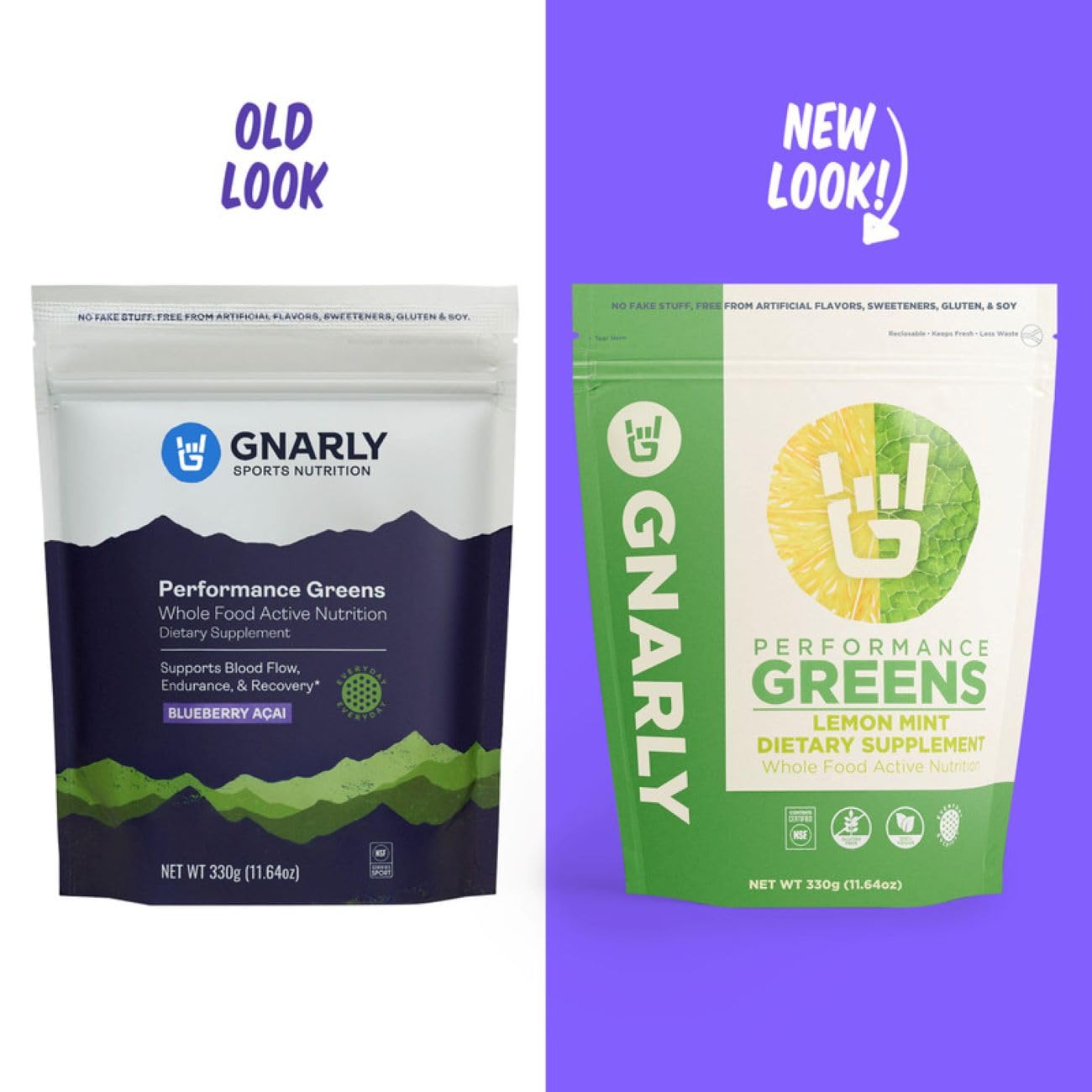 Gnarly Nutrition Greens Superfood Powder – Lemon Mint Performance Super Greens Powder – NSF Contents Certified – Organic, Probiotics & Essential Micronutrients - Lemon Mint, 11.64 oz Gnarly Nutrition uk supplements