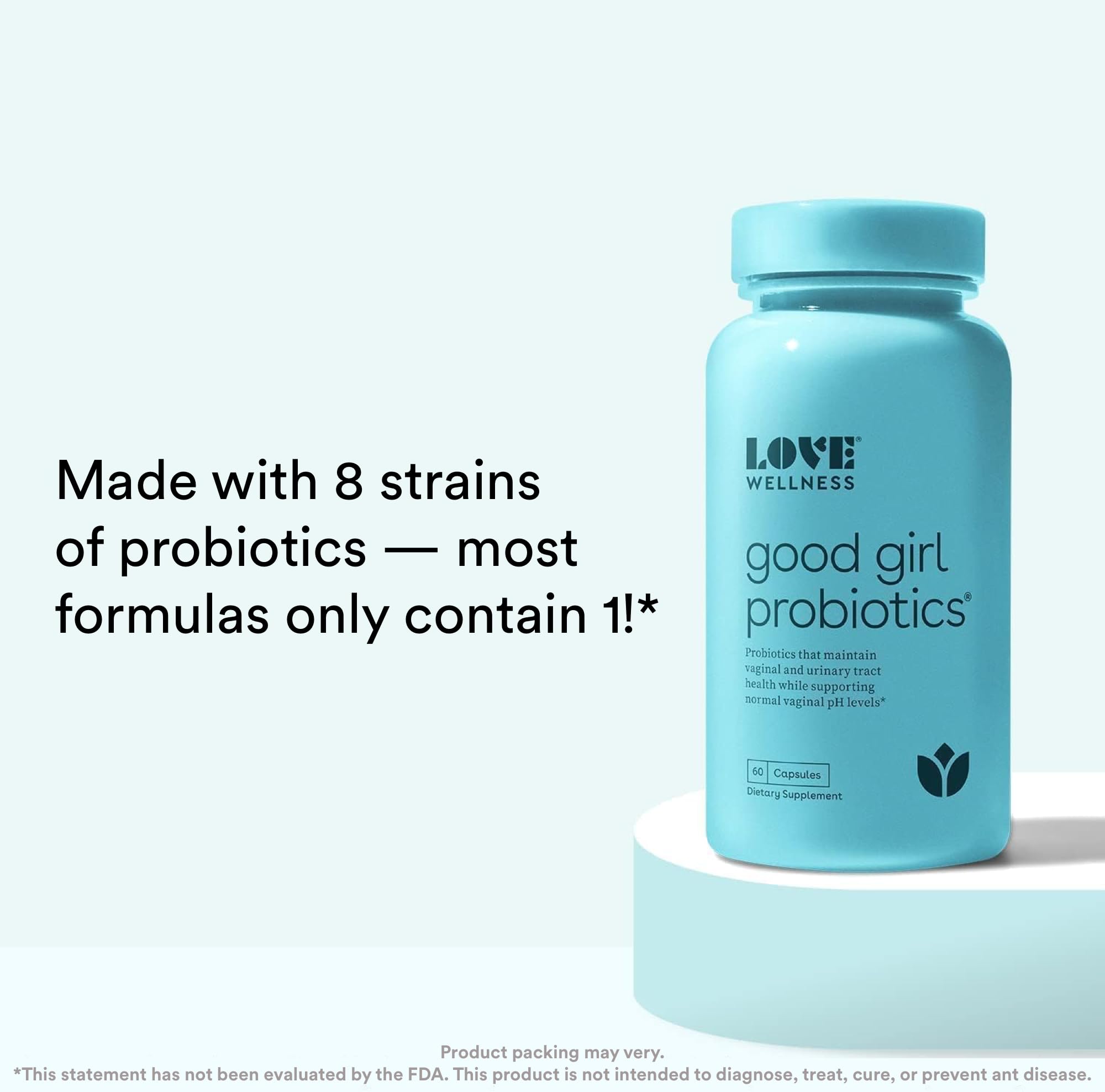 Love Wellness Good Girl Probiotics & The Killer | Vaginal pH Balance Supplement & Boric Acid Suppositories Love Wellness uk supplements