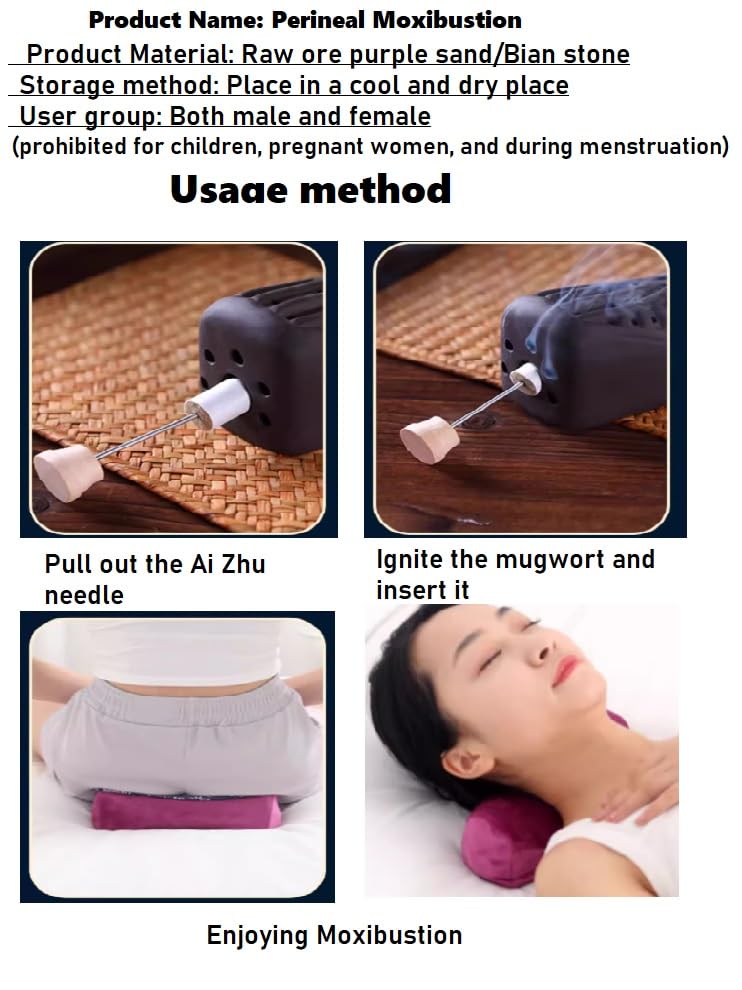 LANYANZI Purple moxibustion Pillow Cervical Vertebra Pillow moxibustion Waist moxibustion Box LANYANZI uk supplements