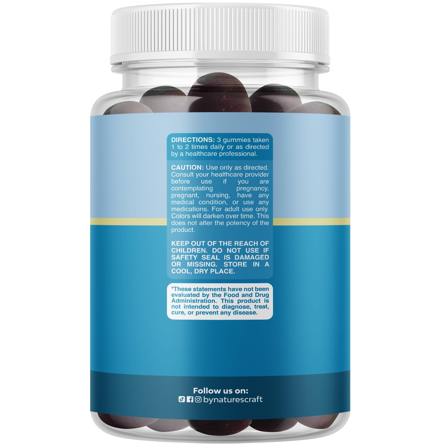 Pure Calm and Relaxing Magnesium Supplement - Magnesium for Stress Support & Rest Ease for Adults - High Absorption Mg Citrate Gummies with L Theanine & Ashwagandha for Muscle Cramps - 90 Count Natures Craft uk supplements