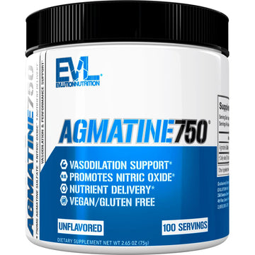 Evlution Agmatine Sulfate Nitric Oxide Powder Nutrition High Strength Agmatine Sulfate Evlution uk supplements