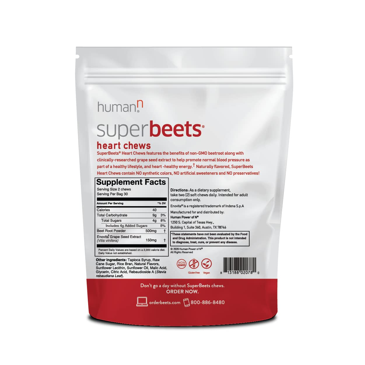 humanN SuperBeets SuperBeets Heart Chews & Memory + Focus Chews & Neo40 Daily humanN uk supplements