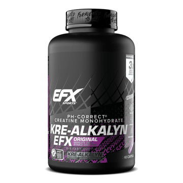 EFX Sports Kre-Alkalyn EFX | pH Correct Creatine Monohydrate Pill Supplement | Strength, Muscle Growth & Performance | 120 Servings, 240 Capsules EFX Sports uk supplements