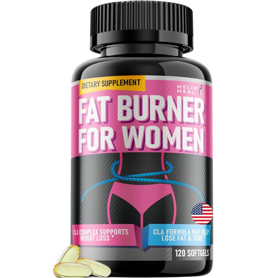 Helix Heal Belly Fat Burner for Women - Lose Stomach Fat w/Softgel Diet Pills Helix Heal uk supplements