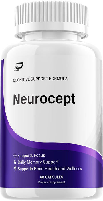 Neurocept Supplement Capsules – All Natural Maximum Strength Formula, Focus & Memory Support (60 Capsules) Indelo uk supplements