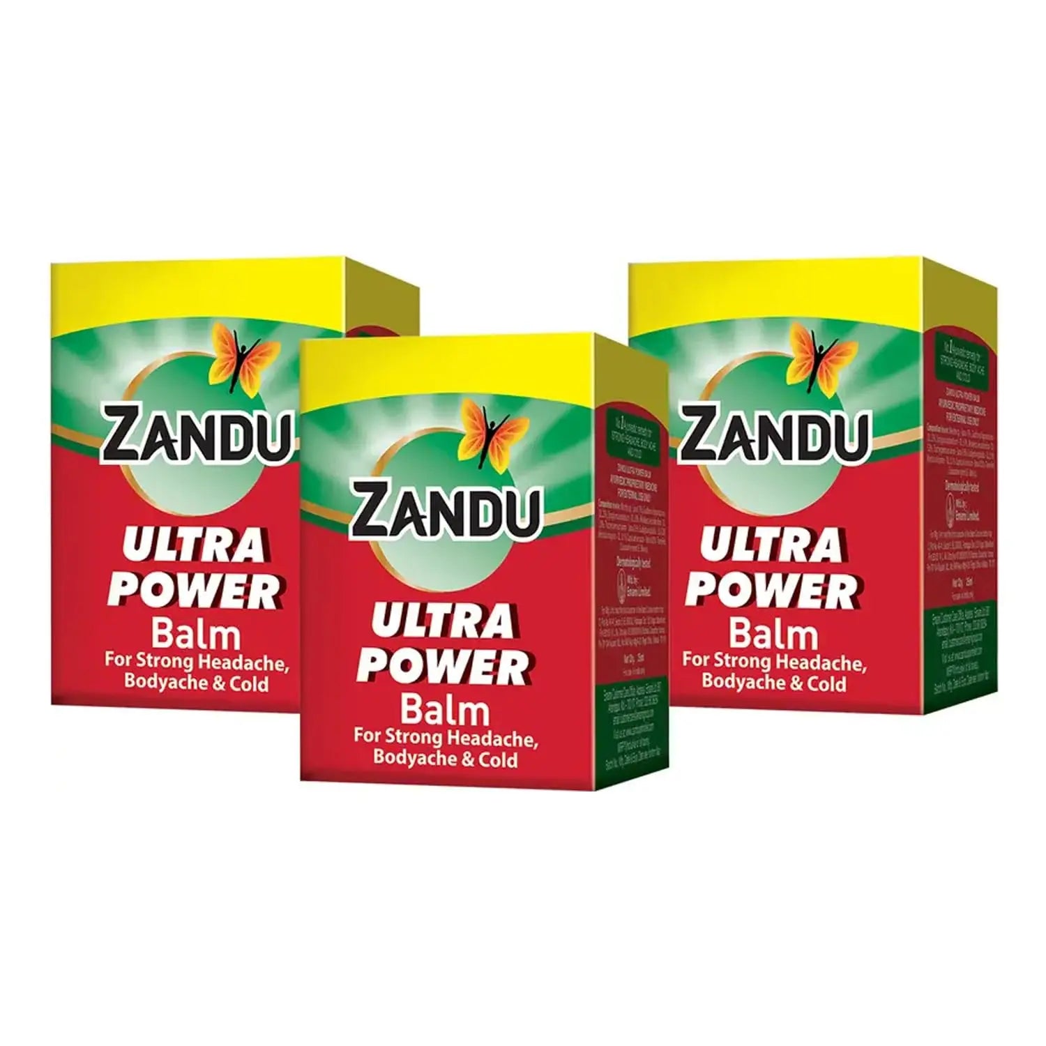 Zandu Ultra Red Balm | Ayurvedic Balm with Menthol, Camphor, Eucalyptus Oil | Relieves from Bodyache, Cold & Muscle Stiffness | Non Greasy & Fast Acting | 0.85 Fl Oz (Pack of 1) Zandu uk supplements