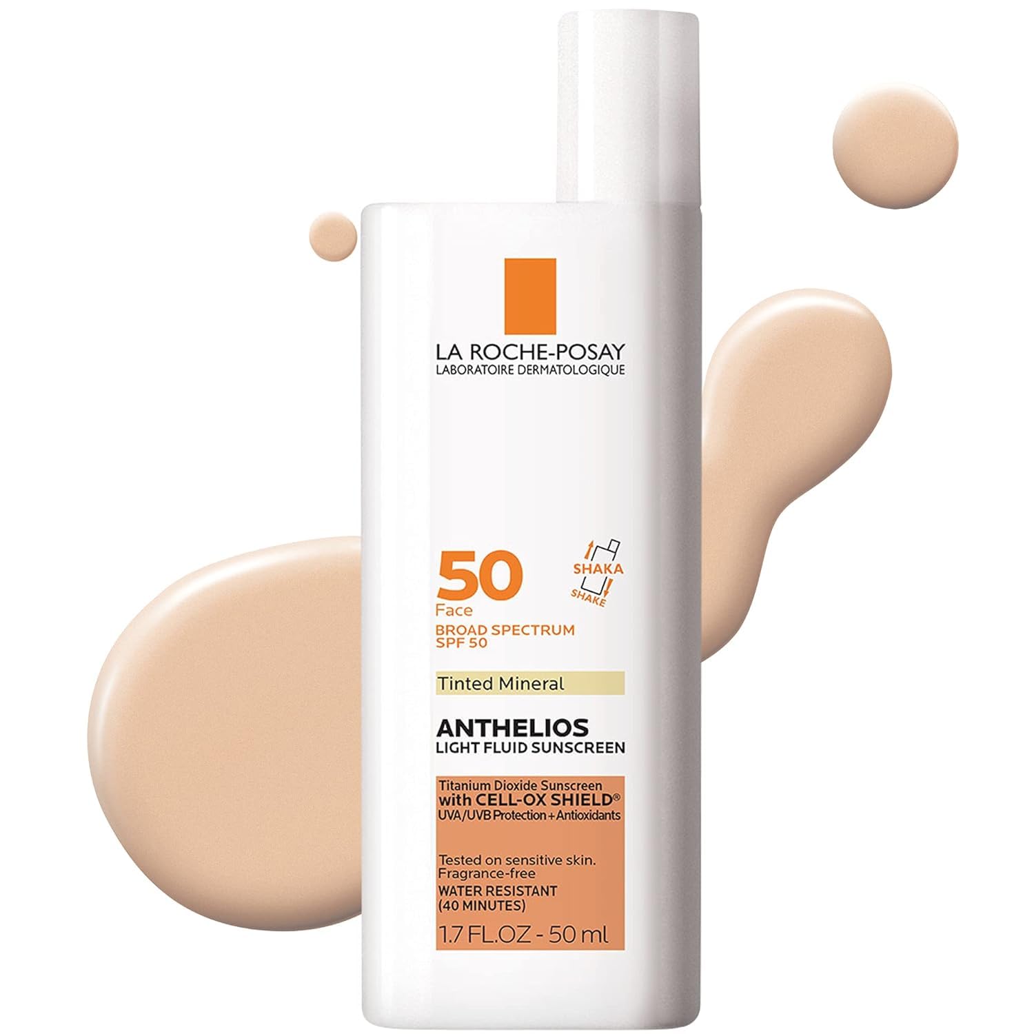 La Roche-Posay Anthelios Tinted Sunscreen SPF 50, Ultra-Light Fluid La Roche-Posay uk supplements
