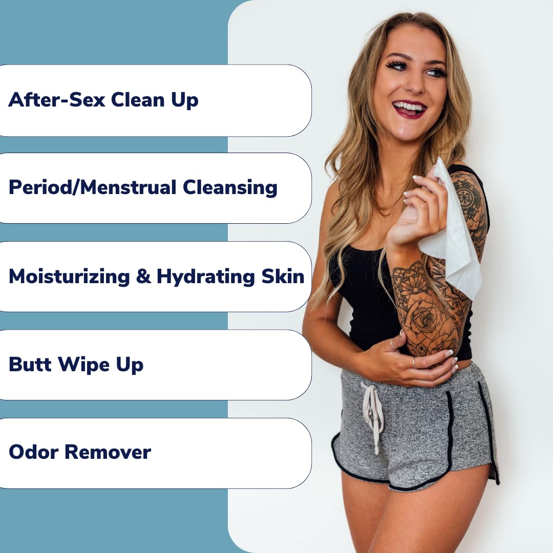Royal Intimate Cleansing Feminine Wipes for Vaginal Hygiene, Personal Cleansing, Period Care Royal uk supplements