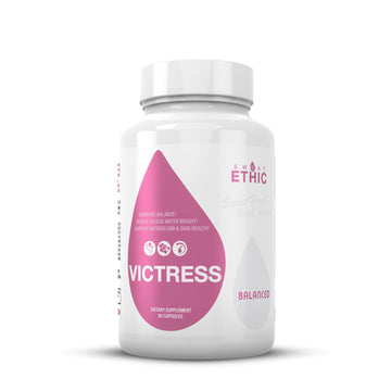 Sweat Ethic Victress, Hormone Balance Support for Women with KSM-66 Ashwagandha, DIM, Biotin, Folic Acid, Dandelion Root, Cayenne Pepper & Vitamin D3, Daily Wellness Formula, 90 Easy to Take Capsules Sweat Ethic uk supplements