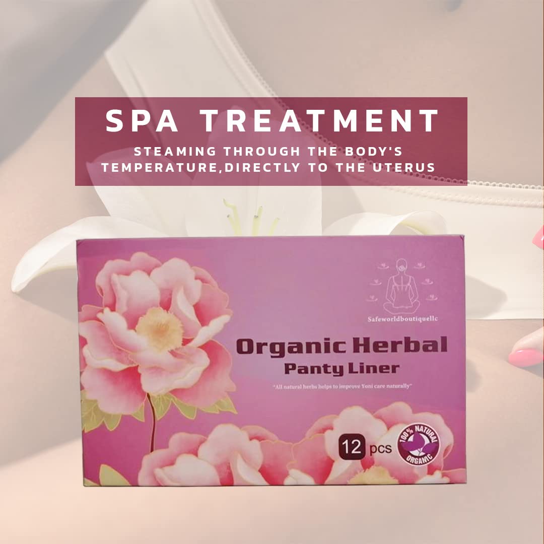 Premium Natural Organic Herbal Cotton Panty Liners for Women - Unscented, Thin, Cruelty-Free Organic Herbal Panty Liner uk supplements