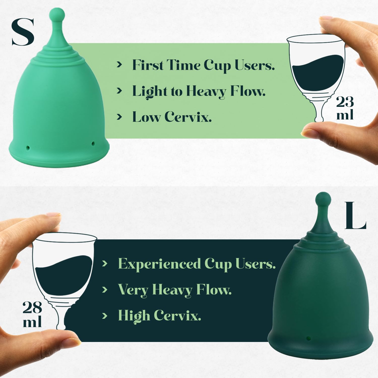 SHORDY Menstrual Cup and Steamer Sterilizer for Beginners Kit Set of 2 Period Cups (Small & Large) SHORDY uk supplements