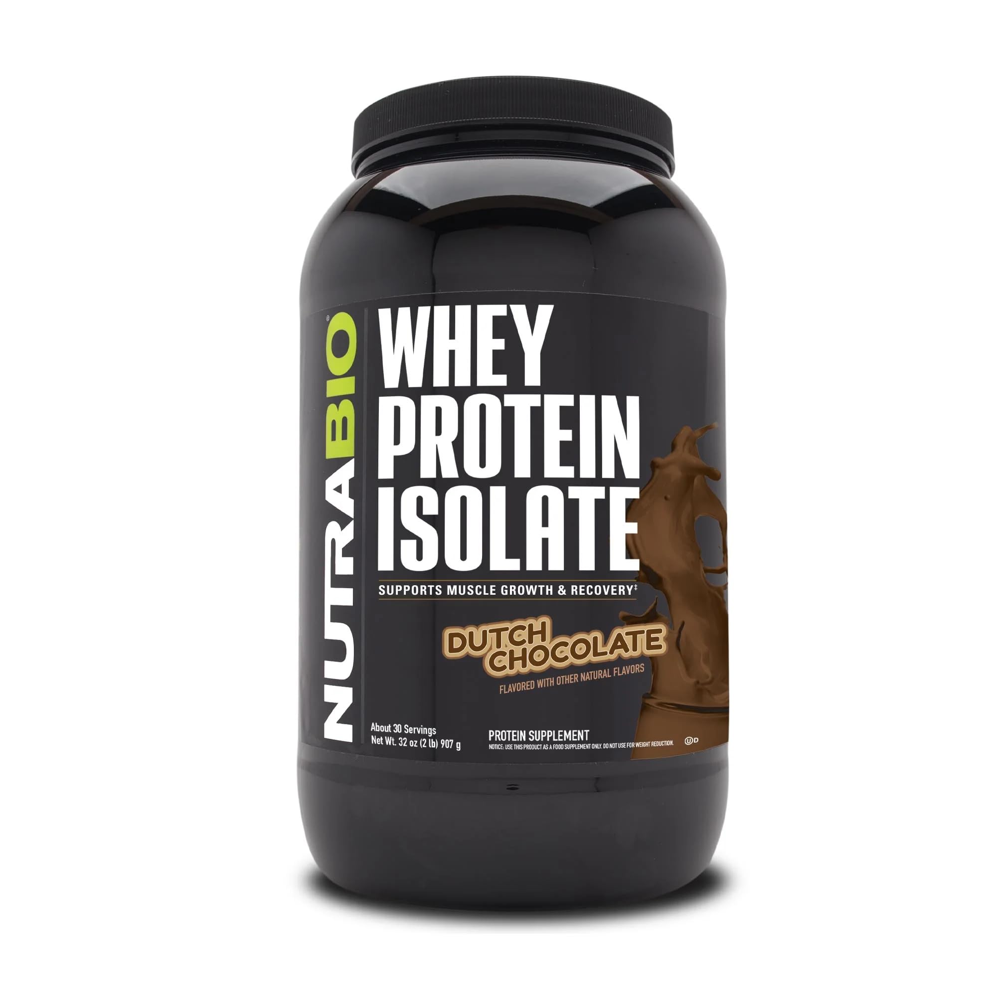 NutraBio Whey Protein Isolate Supplement – 25g of Protein Per Scoop with Complete NutraBio uk supplements