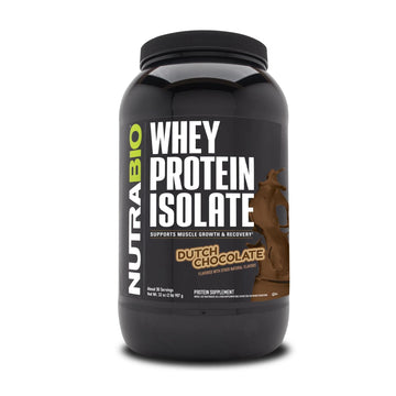 NutraBio Whey Protein Isolate Supplement – 25g of Protein Per Scoop with Complete NutraBio uk supplements