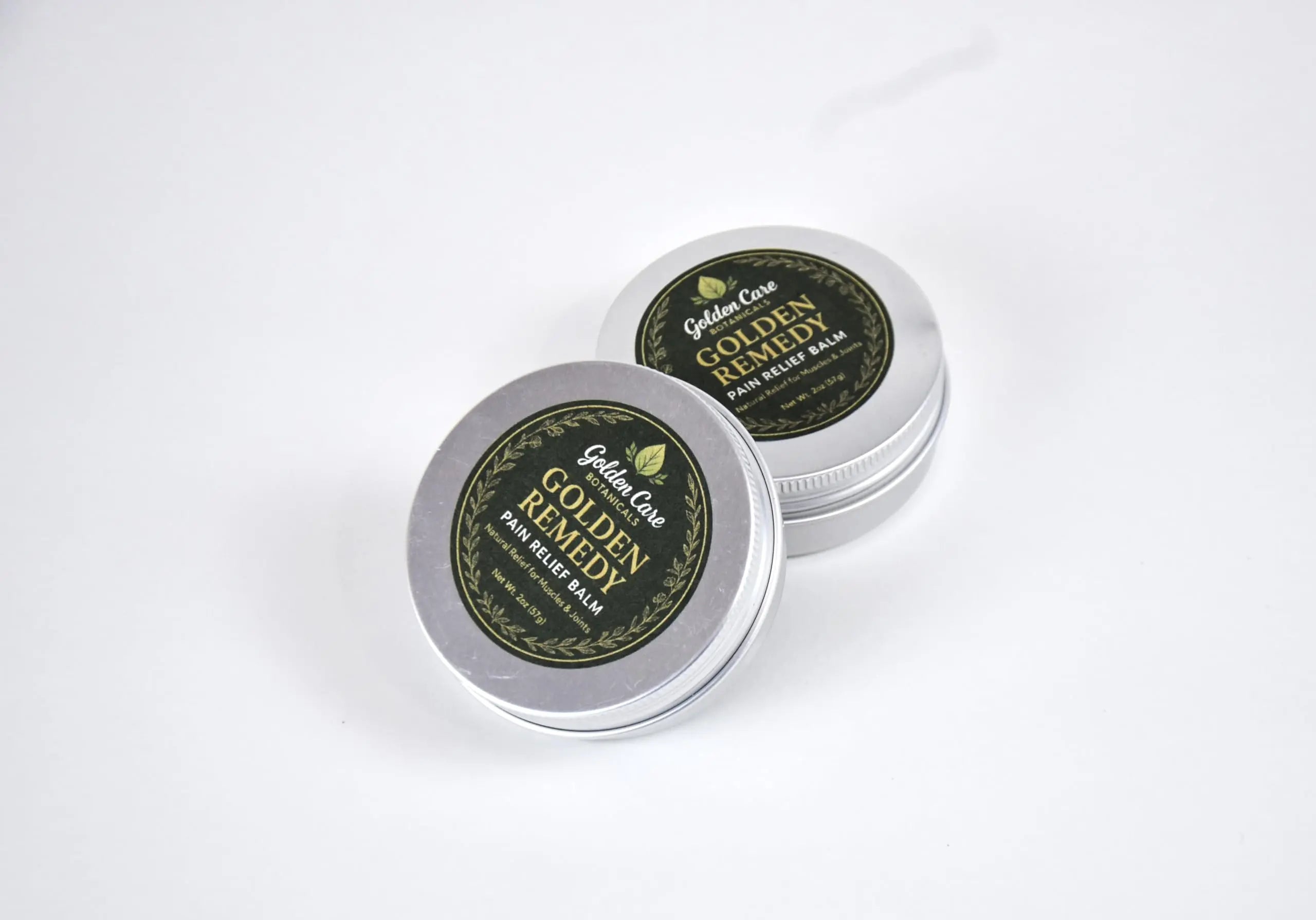Golden Remedy Pain Balm - Topical Analgesic with Menthol & Camphor - Fast Acting Cooling Formula Golden Care Botanicals uk supplements