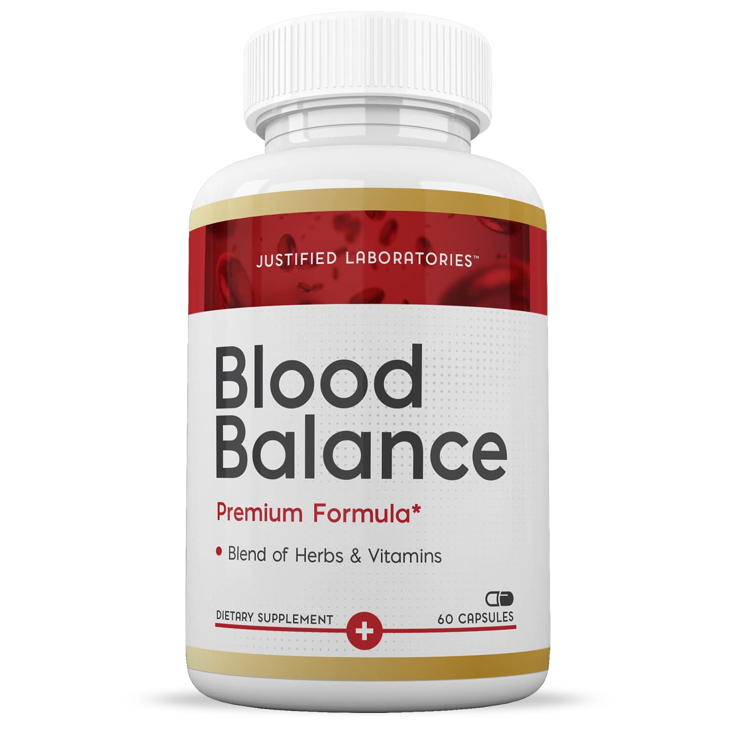 (2 Pack) Blood Balance Advanced Formula 688MG Supplement Pills 120 Capsules Justified Laboratories uk supplements