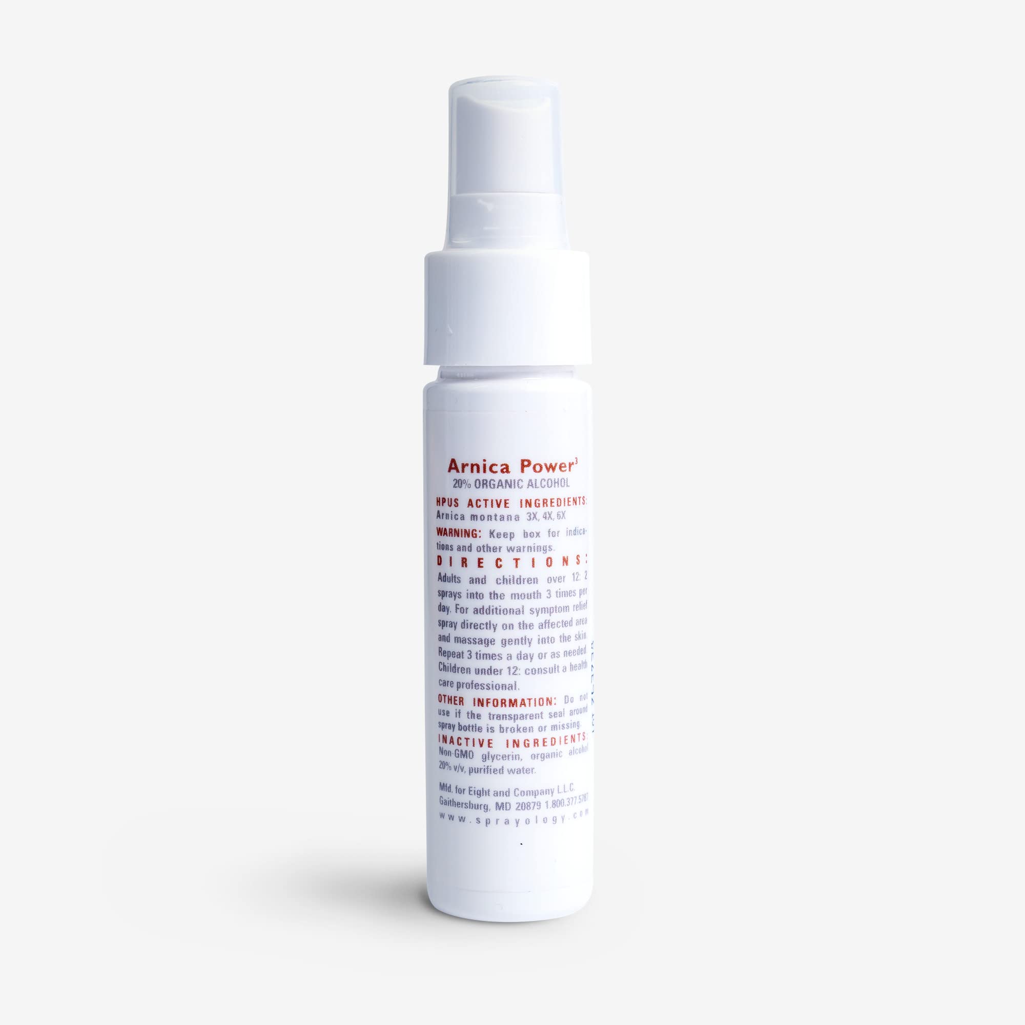 Sprayology Arnica Power - Homeopathic Oral Spray to Alleviate Muscle and Joint Discomfort | Vegan | Gluten-Free | All Natural | Lactose Free | Vegan | 30 Day Supply (1.38 fl oz) Sprayology uk supplements