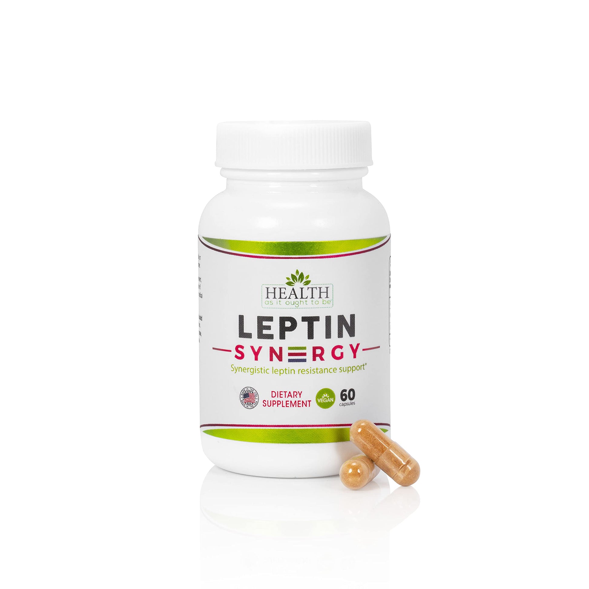 Leptin Syn3rgy (Green Tea, African Mango, Ginseng) - 60 Capsules Health As It Ought To Be uk supplements