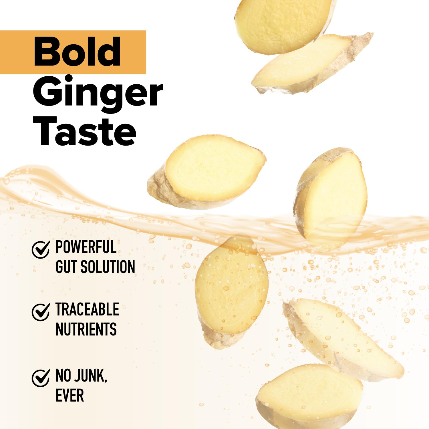 Complement Gut Nurture Prebiotic + Postbiotic Superfood Powder for Leaky Gut Repair, Probiotics for Digestive Health - Ginger Root - 30 Servings Complement uk supplements