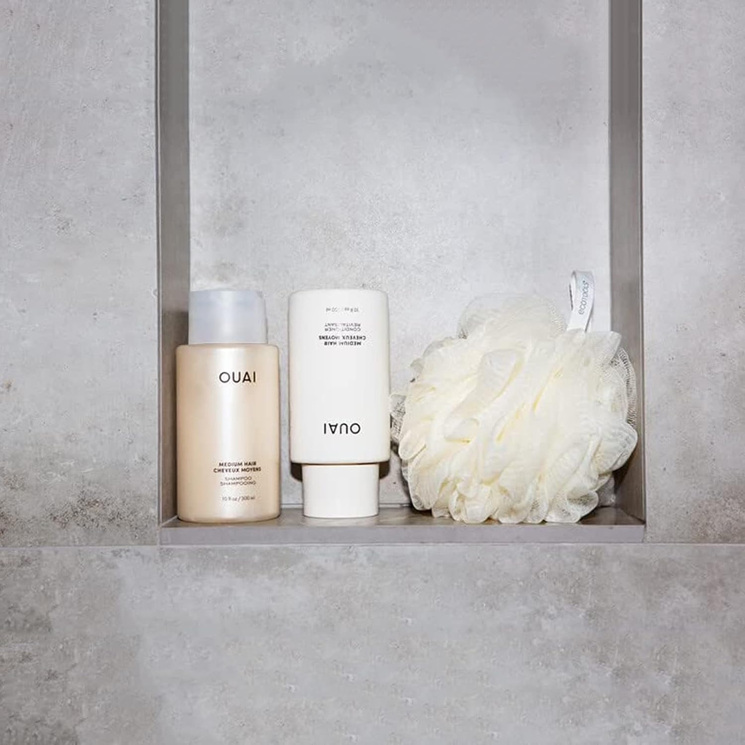 OUAI Medium Hair Shampoo and Conditioner Set - Sulfate-Free Shampoo and Conditioner for Women & Men - Made with Keratin, Shea Butter & Avocado Oil - Free of Parabens & Phthalates (10 Fl Oz) OUAI uk supplements