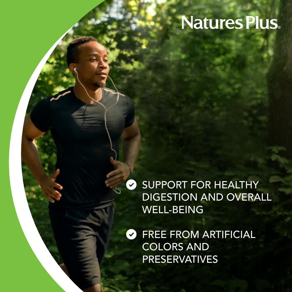 NaturesPlus Papaya Enzyme - 180 Chewable Tablets - Digestive Aid Supplement with Amylase & Protease - Helps Reduce Gas, Bloating, Stomach Upset & Discomfort - Vegan, Gluten Free - 180 Servings NaturesPlus uk supplements