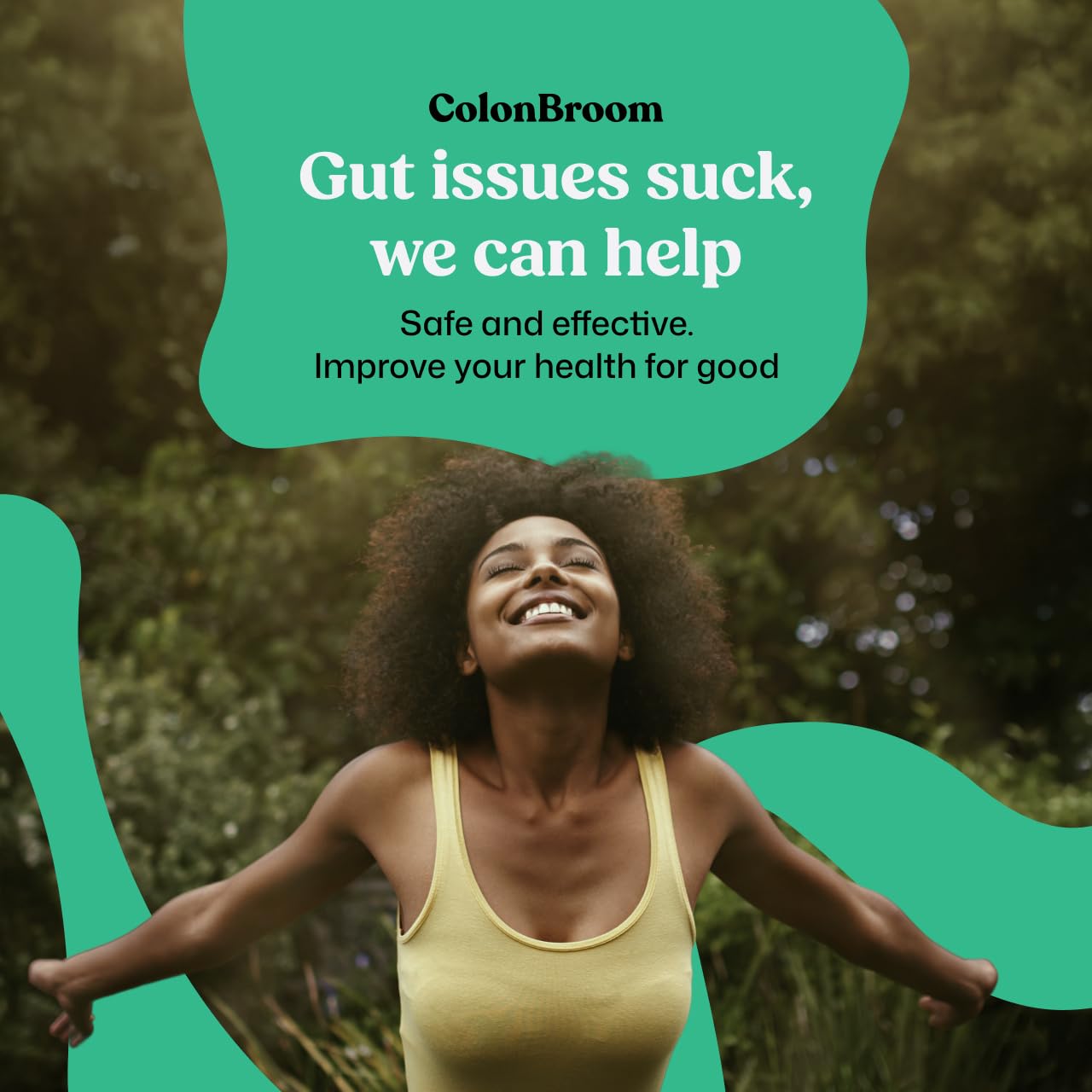 ColonBroom Psyllium Husk Powder - Colon Cleanse for Bloating Relief & Gut Health - Fiber Powder Drink - Easy to Mix - Vegan, Gluten Free, Non-GMO - Strawberry & Tropical Fruits (2 Pack) ColonBroom uk supplements
