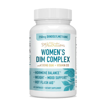 DIM Supplement 250 mg | Estrogen Balance for Women | Hormone Menopause Relief SMNutrition uk supplements