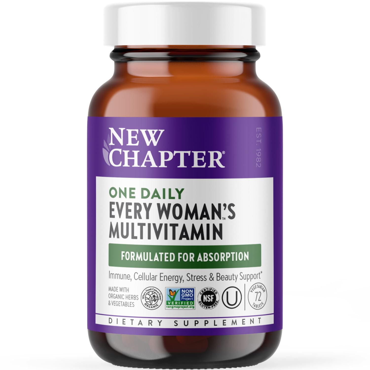 New Chapter Women's Multivitamin for Immune, Beauty + Energy Support with 20+ Nutrients -- Every Woman's One Daily New Chapter uk supplements